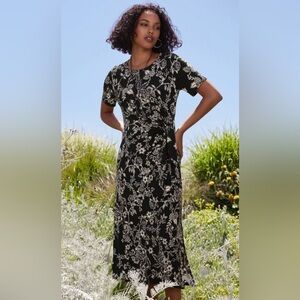 Johnny Was Dress NWT The Janie Favorite Side Tie Knit 1XL Midi Soft